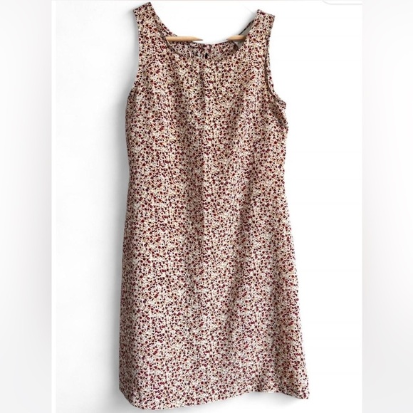 Y2K Fairweather Womens Yellow Shift Mini Euro Summer Garden Girl Preppy Dress S - Picture 1 of 10